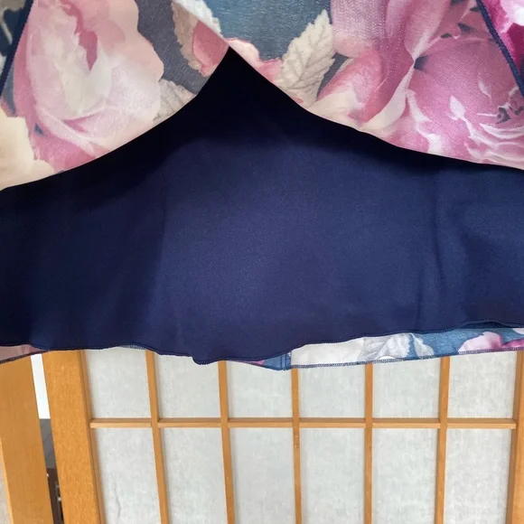 Speechless Floral Mini Lined Flared Skirt SZ 5 Junior - Picture 6 of 14